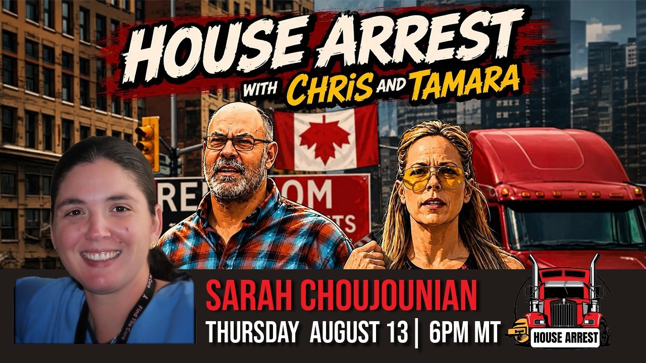 YouTube thumbnail for House Arrest, Episode 41, featuring Sarah Choujounian