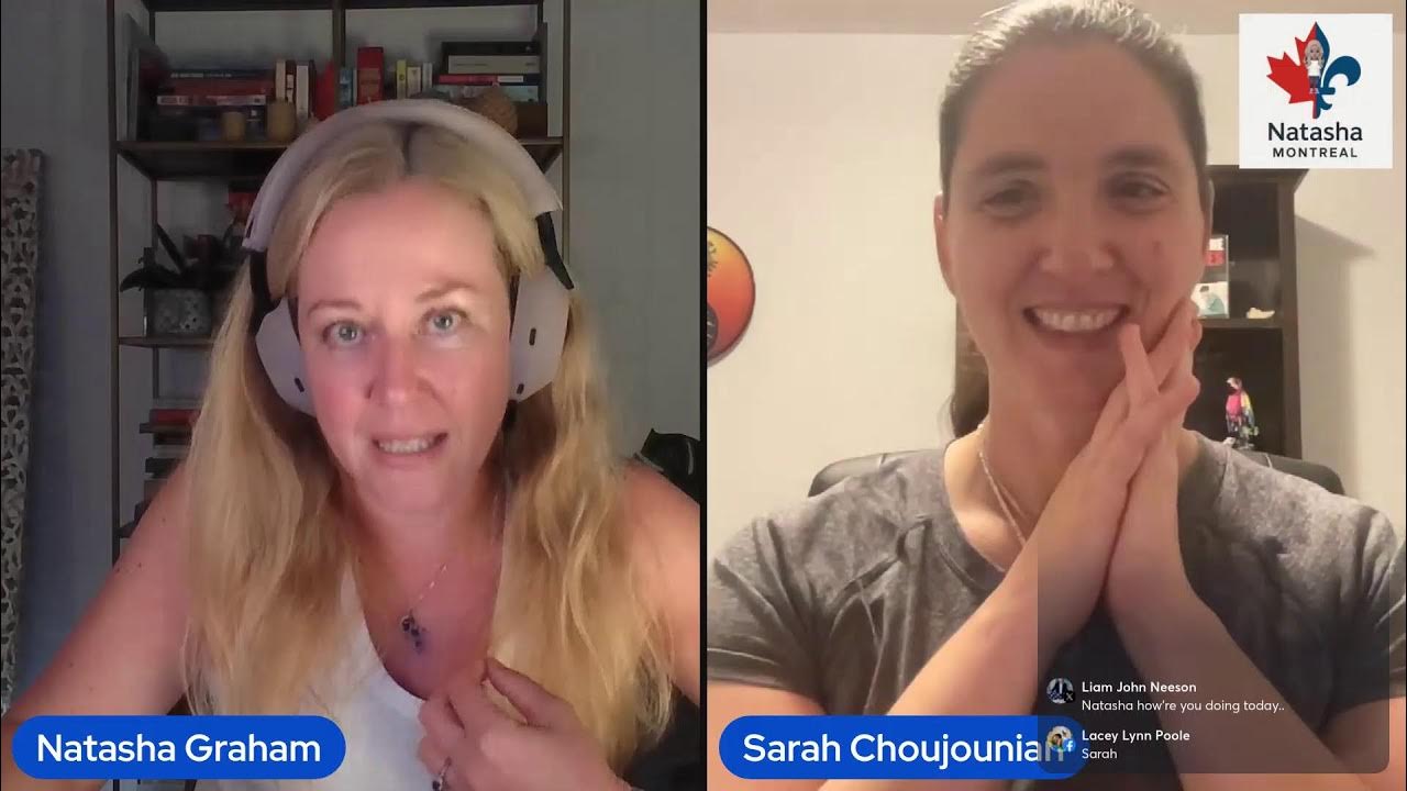 YouTube thumbnail for Sarah Choujounian's interview with Natasha Graham on Natasha Montreal