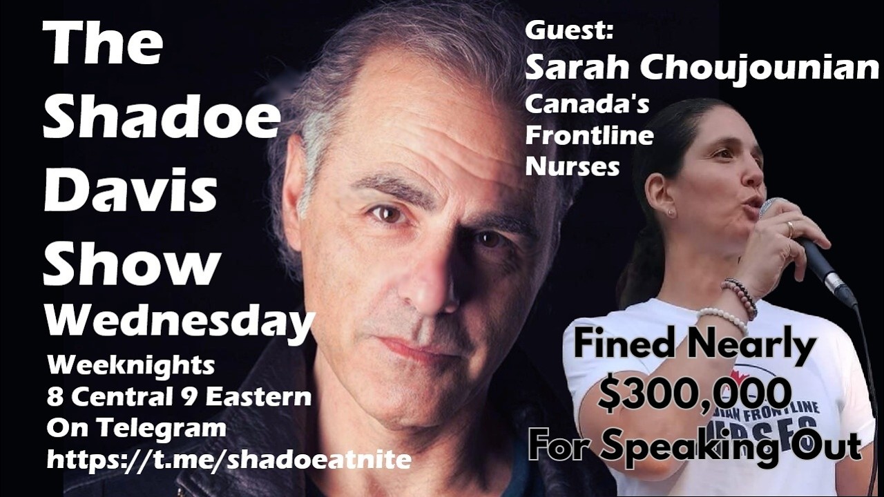 YouTube thumbnail for Sarah Choujounian's September 2026 interview with Shadoe Davis